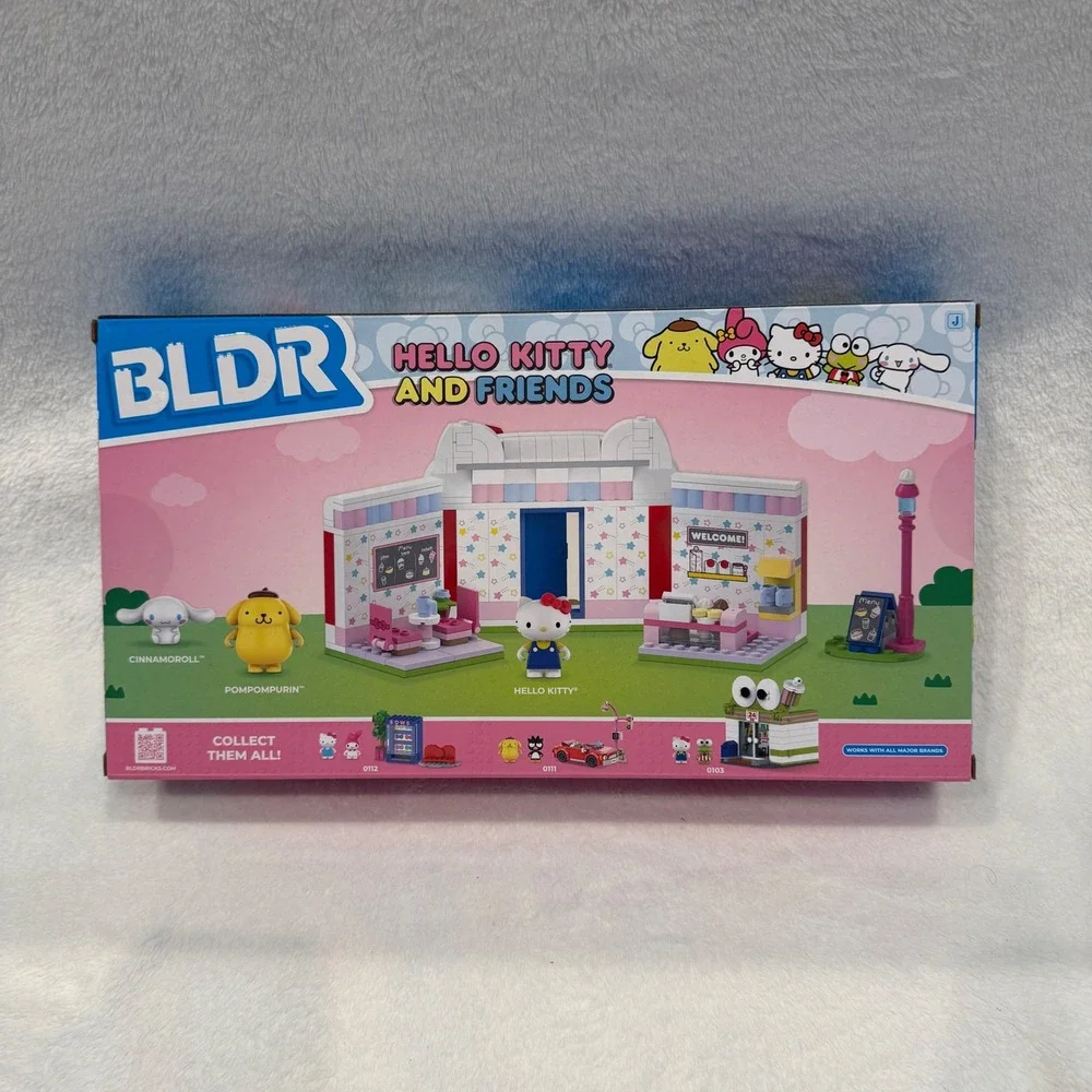 BLDR Hello Kitty and Friends Dream Cafe Building Blocks Set Sanrio‎ NIB